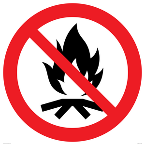 Prohibition: No campfire